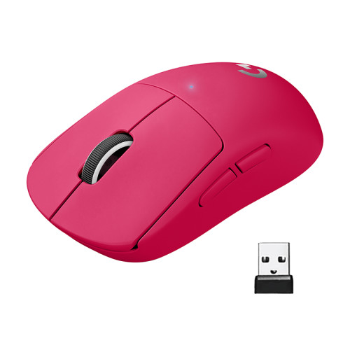 Logitech Logitech G PRO X SUPERLIGHT - Gaming - mus - 2.4 GHz - magenta