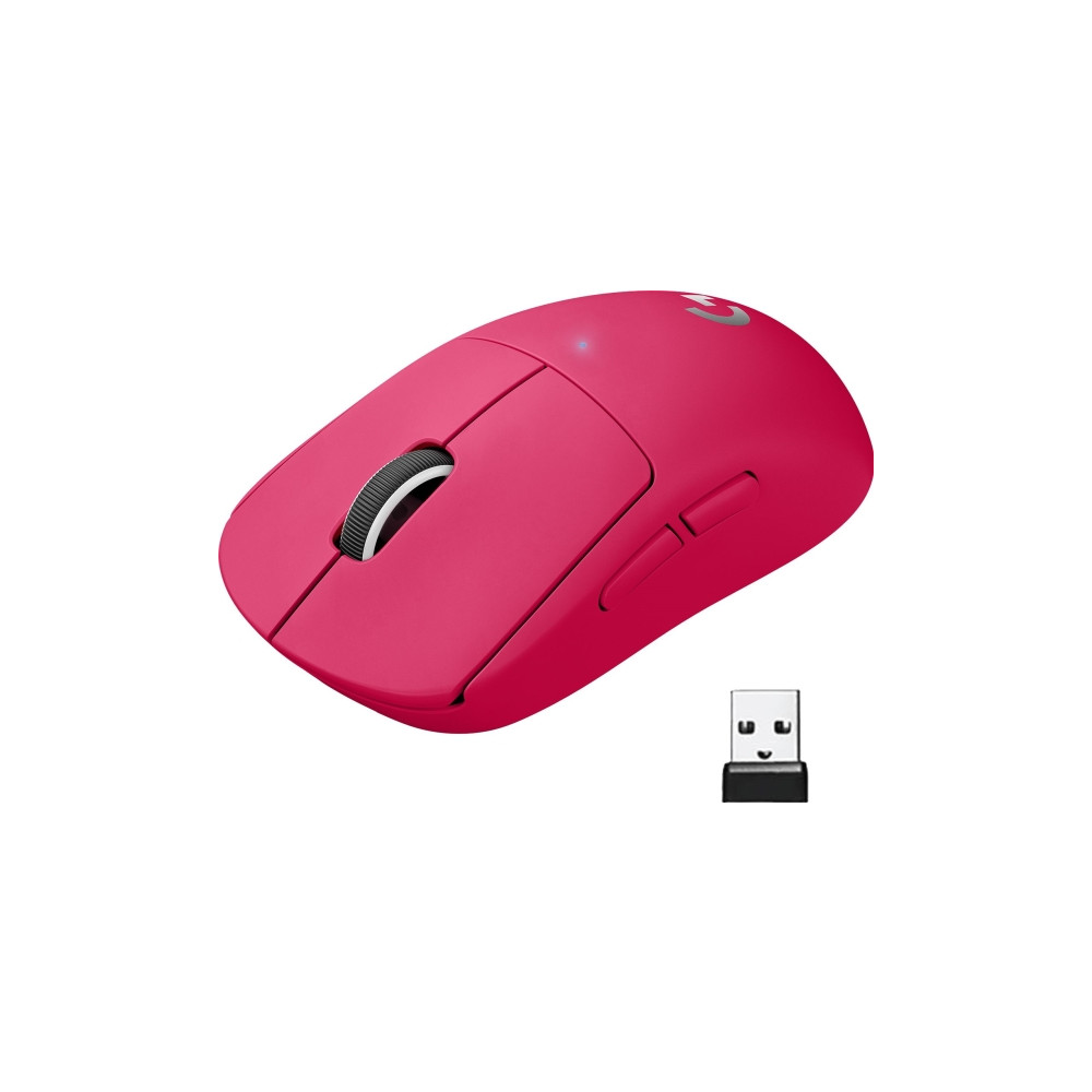 Produktbild för Logitech G PRO X SUPERLIGHT - Gaming - mus - 2.4 GHz - magenta