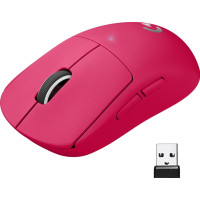 Produktbild för Logitech G PRO X SUPERLIGHT - Gaming - mus - 2.4 GHz - magenta
