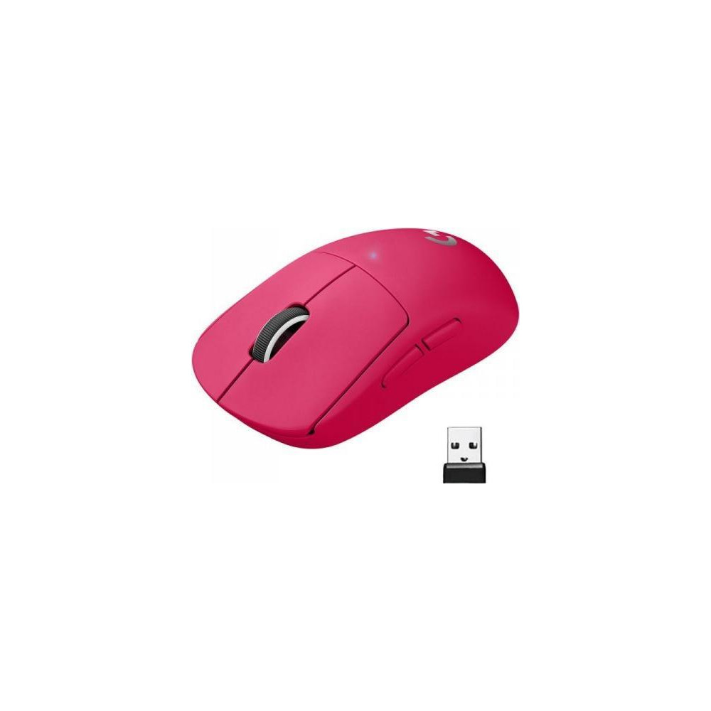 Produktbild för Logitech G PRO X SUPERLIGHT - Gaming - mus - 2.4 GHz - magenta