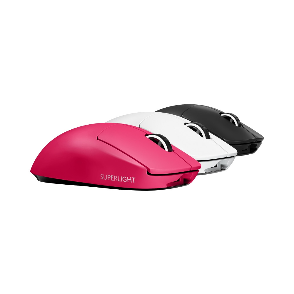 Produktbild för Logitech G PRO X SUPERLIGHT - Gaming - mus - 2.4 GHz - magenta
