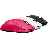 Produktbild för Logitech G PRO X SUPERLIGHT - Gaming - mus - 2.4 GHz - magenta