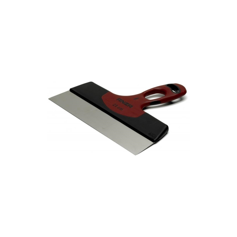 Produktbild för Anza bredspackel 25 cm – rostfri finsandspackel i stål, 2-ko...