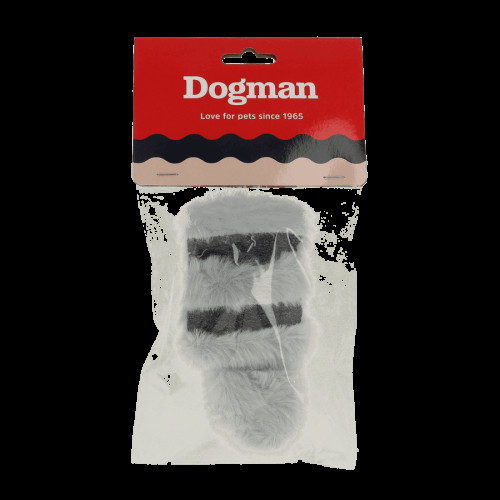 DOGMAN Kattleksak Mini-Kicker Grå 20cm