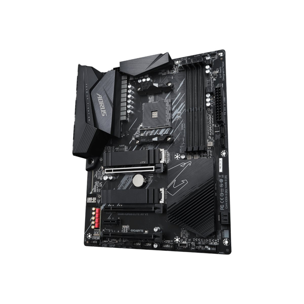 Produktbild för Gigabyte B550 AORUS ELITE AX - 1.0 - moderkort - ATX - Socket AM4 - AMD B550