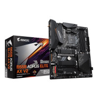 Produktbild för Gigabyte B550 AORUS ELITE AX - 1.0 - moderkort - ATX - Socket AM4 - AMD B550