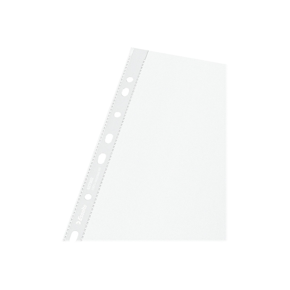 Produktbild för Esselte Office - arkskyddare - för A4, 220 x 300 mm - kapacitet: 80 ark (paket om 50)