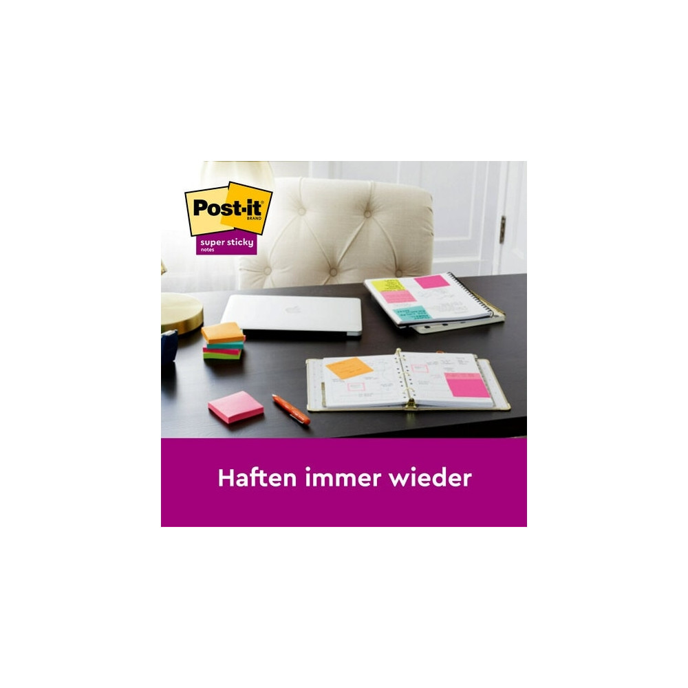Produktbild för 3M 7100259202, Rektangel, Blå, Grön, Grå, Rosa, Violett, pap...