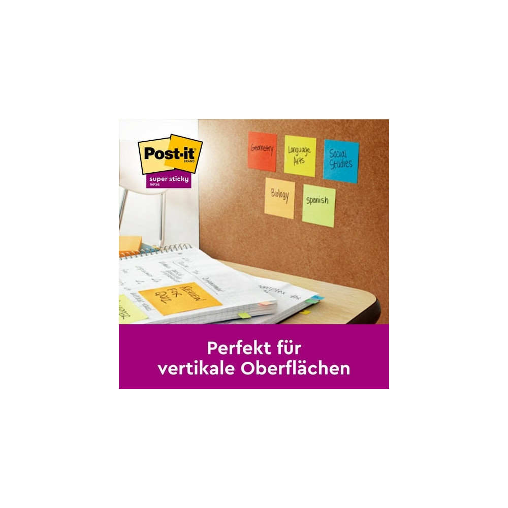 Produktbild för 3M 7100259202, Rektangel, Blå, Grön, Grå, Rosa, Violett, pap...