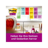 Produktbild för 3M 7100259202, Rektangel, Blå, Grön, Grå, Rosa, Violett, pap...