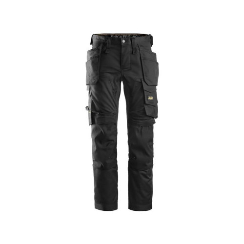 Snickers Snickers stretch-arbetsbyxor med hängfickor 6241 svart str....