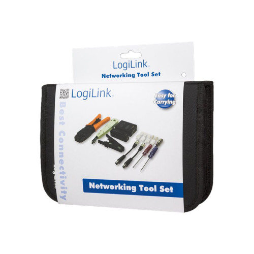 LogiLink LogiLink Networking Tool Set with Bag - nätverksverktyg/provutrustningskit