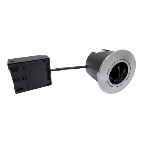 Nordtronic NORDTRONIC Quick Install G2, GU10, rund, borstad aluminium,...
