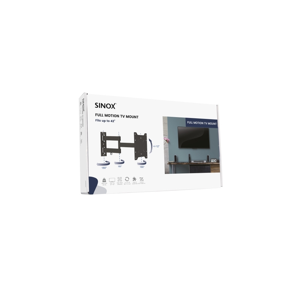 Produktbild för Sinox One SOB0152 monteringssats - för platt panel - svart