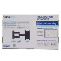 Produktbild för Sinox One SOB0152 monteringssats - för platt panel - svart
