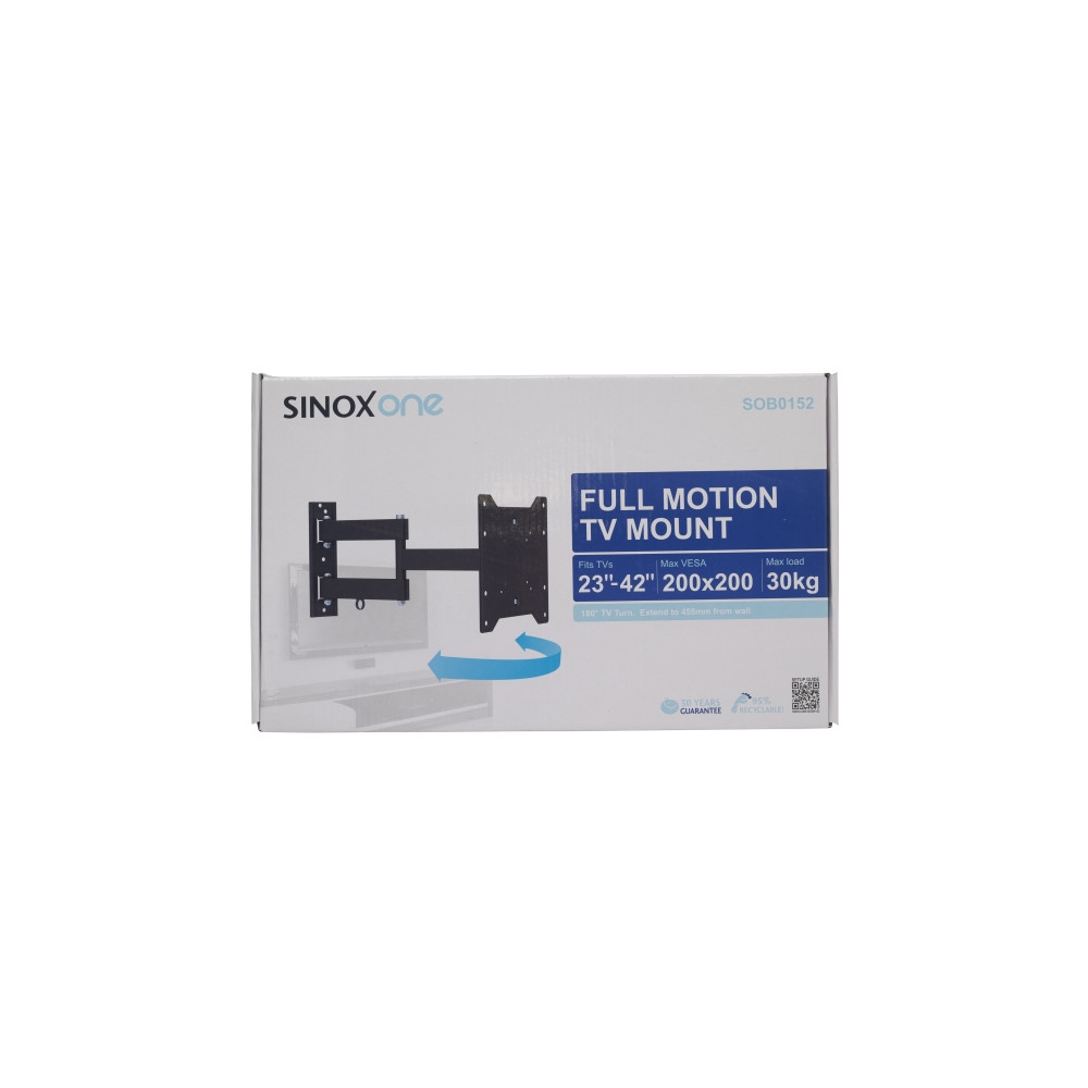 Produktbild för Sinox One SOB0152 monteringssats - för platt panel - svart
