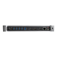 Produktbild för Startech USB 3.0-dockningsstation för trippelskärmar - 1x HDMI - 2x DisplayPort - dockningsstation - USB - 1GbE