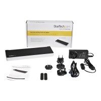 Produktbild för Startech USB 3.0-dockningsstation för trippelskärmar - 1x HDMI - 2x DisplayPort - dockningsstation - USB - 1GbE