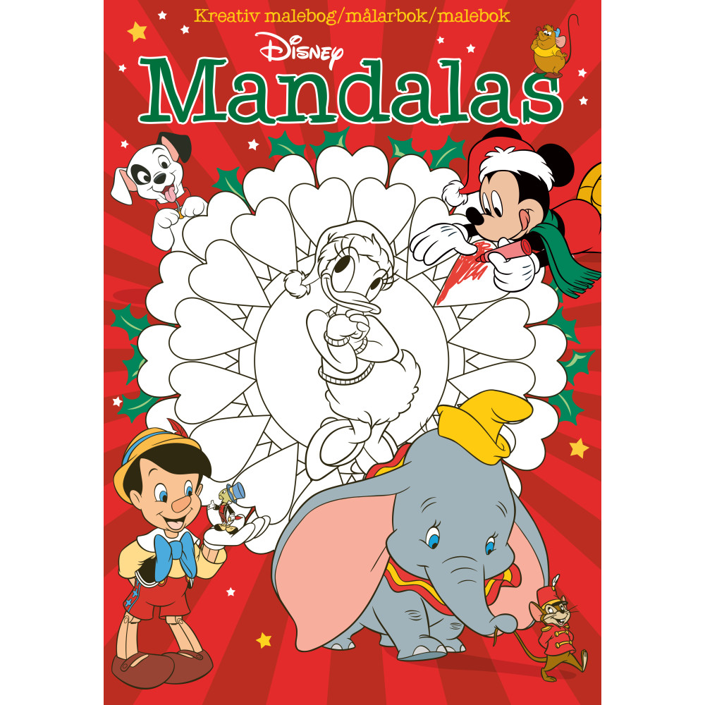 Produktbild för Disney. Mandalas - kreativ målarbok (häftad)