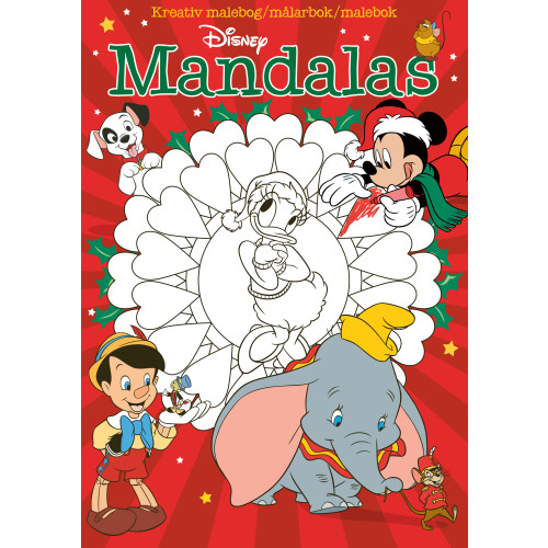 Alvilda Disney. Mandalas - kreativ målarbok (häftad)