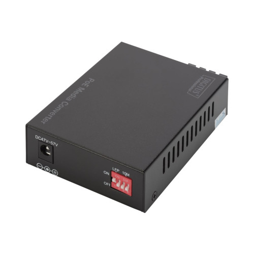 Digitus DIGITUS Professional DN-82160 - fibermediekonverterare - 1GbE, 10Mb LAN, 100Mb LAN