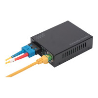 Produktbild för DIGITUS Professional DN-82160 - fibermediekonverterare - 1GbE, 10Mb LAN, 100Mb LAN