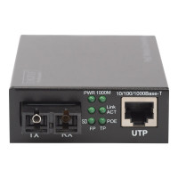 Produktbild för DIGITUS Professional DN-82160 - fibermediekonverterare - 1GbE, 10Mb LAN, 100Mb LAN