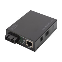 Produktbild för DIGITUS Professional DN-82160 - fibermediekonverterare - 1GbE, 10Mb LAN, 100Mb LAN