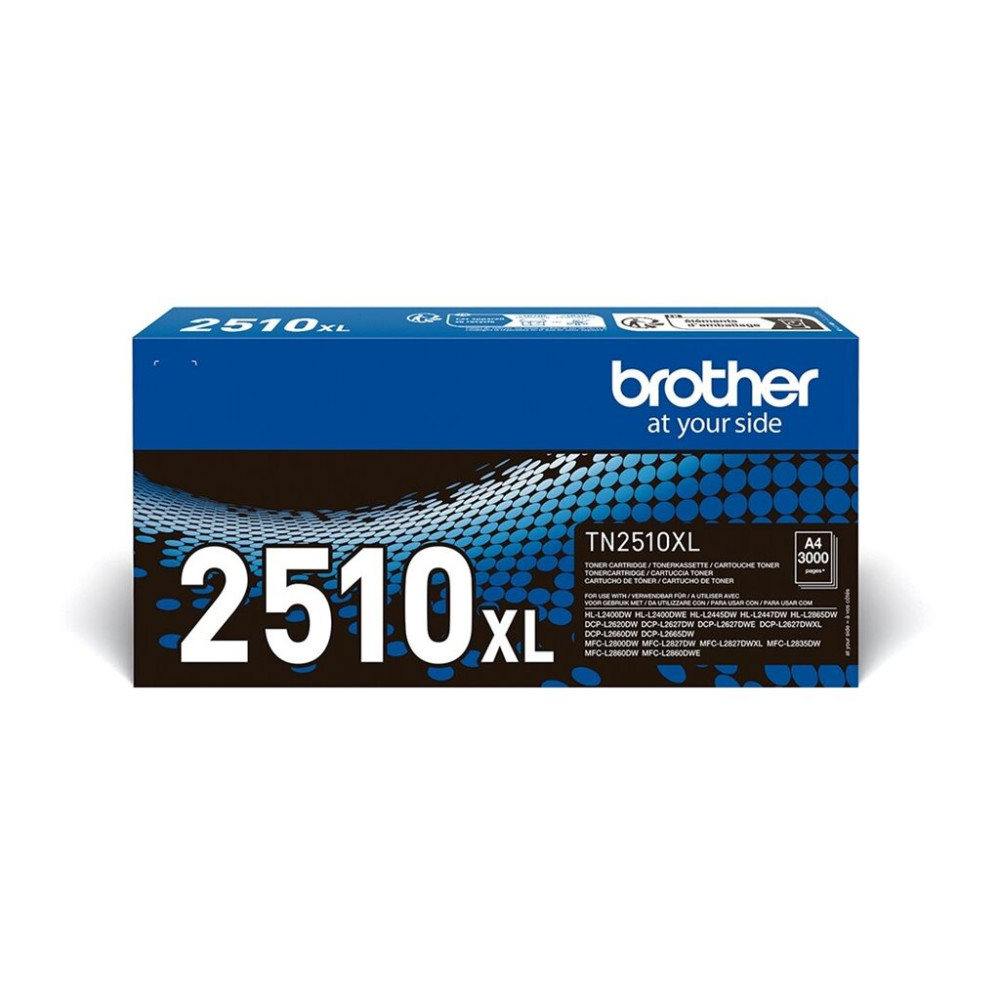 Produktbild för Brother TN-2510XL - Super High Capacity - svart - original - tonerkassett