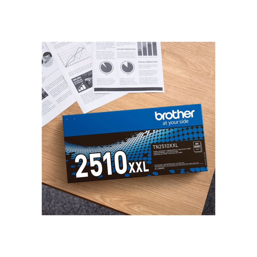 Produktbild för Brother TN-2510XL - Super High Capacity - svart - original - tonerkassett