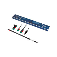 Produktbild för Startpaket, Vikan, svart, aluminium/polyester/PP, 106–160 cm...