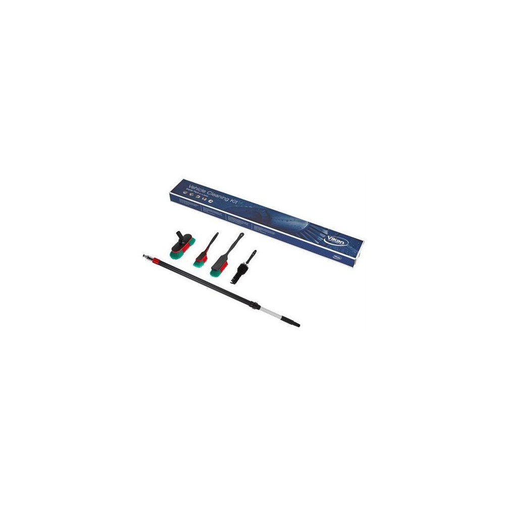 Produktbild för Startpaket, Vikan, svart, aluminium/polyester/PP, 106–160 cm...