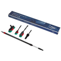 Produktbild för Startpaket, Vikan, svart, aluminium/polyester/PP, 106–160 cm...