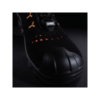 Produktbild för Uvex 65022, Unisex, Vuxen, Säkerhetsskor, Orange, Svart, ESD...