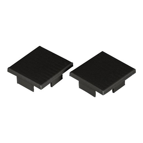 Solar Plus Ändstycke Art High svart 2 st för E-7504027 profil Art High...