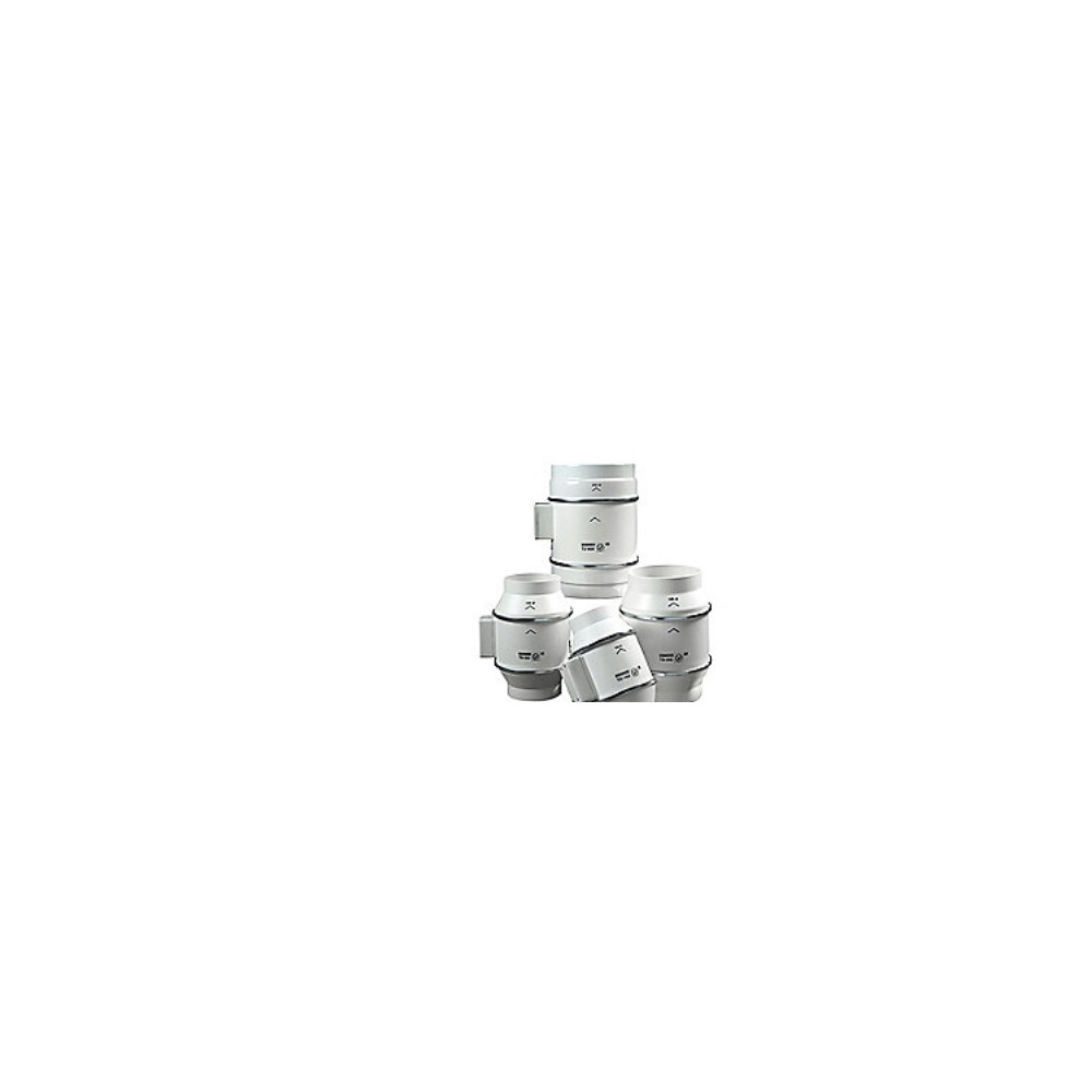 Produktbild för THERMEX Kanalventilator TD 160/100 Scandic (Silent), ø100 mm...