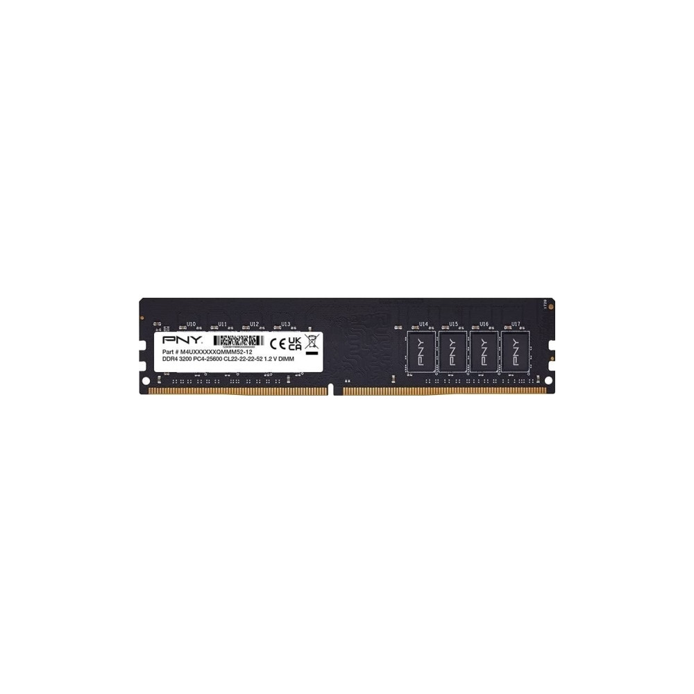 Produktbild för PNY MD32GSD43200-TB, 32 GB, 1 x 32 GB, DDR4, 3200 MHz, 288-p...