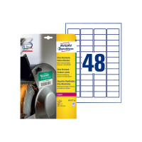 Produktbild för Avery Zweckform Ultra-Resistant Labels - etiketter - matt - 480 etikett (er) - 45.7 x 21.2 mm