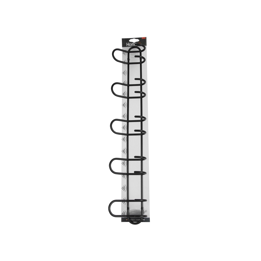 Produktbild för Home&gtit® klädhängare med 5 krokar Ø8 mm x 68,5×6,5 x 13 cm...
