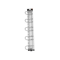 Produktbild för Home&gtit® klädhängare med 5 klädkrokar Ø8 mm x 68,5×6,5 x 1...