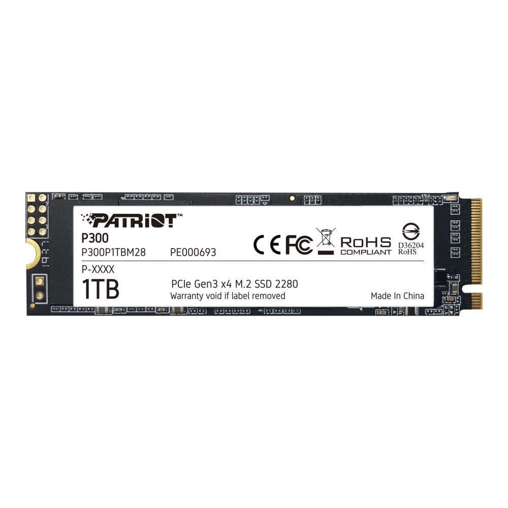 Produktbild för Patriot P300 - SSD - 1 TB - PCIe 3.0 x4 (NVMe)