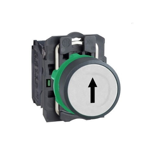 SCHNEIDER ELECTRIC Schneider Electric XB5, Knapp, Vit, XB5, IP66, IK03, Klass I...