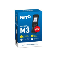 Produktbild för FRITZ!Fon M3 - trådlös förlängningshandenhet - med internetradio med nummerpresentation/samtal väntar - 3-riktad samtalsförmåg