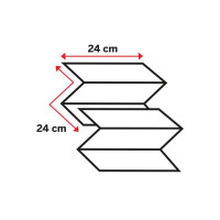 Produktbild för Handduk KATRIN Plus NS M2 Z Wide 2400/fp