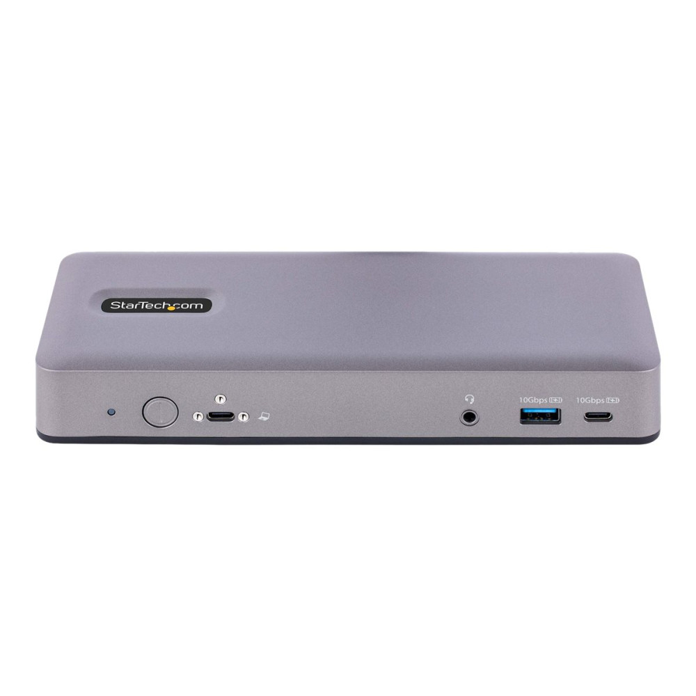 Produktbild för StarTech.com USB-C Docking Station - Multi Monitor HDMI/DP/DP Alt Mode USB-C Dock - 3x 4K30 / 2x 4K60 - 7-Port USB Hub - 60W Power Delivery - GbE - 3.5mm Audio - Works With Chromebook certified - dockningsstation - USB-C / Thunderbolt 3 / Thunderbolt 4 - 