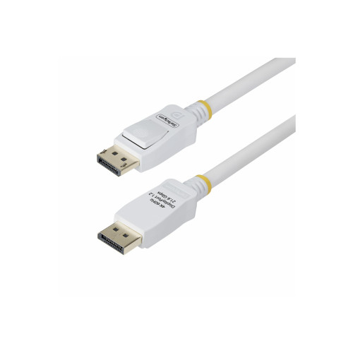 StarTech.com StarTech.com 10ft White VESA Certified DisplayPort 1.2 Cable with Latches - DisplayPort-kabel - DisplayPort till DisplayPort - 3 m