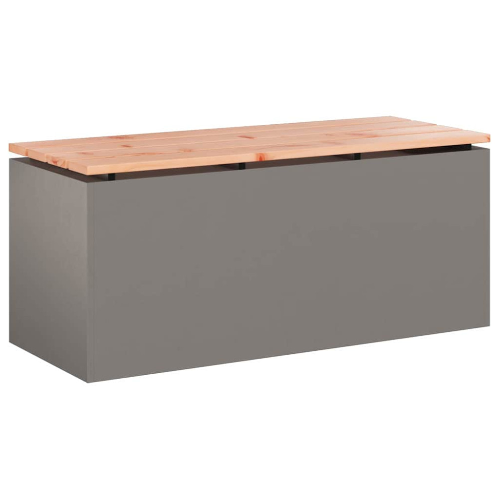 Produktbild för Trädgårdsbänk Rostig 100 x 40 x 43 cm cortenstål