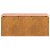 Produktbild för Trädgårdsbänk Rostig 100 x 40 x 43 cm cortenstål
