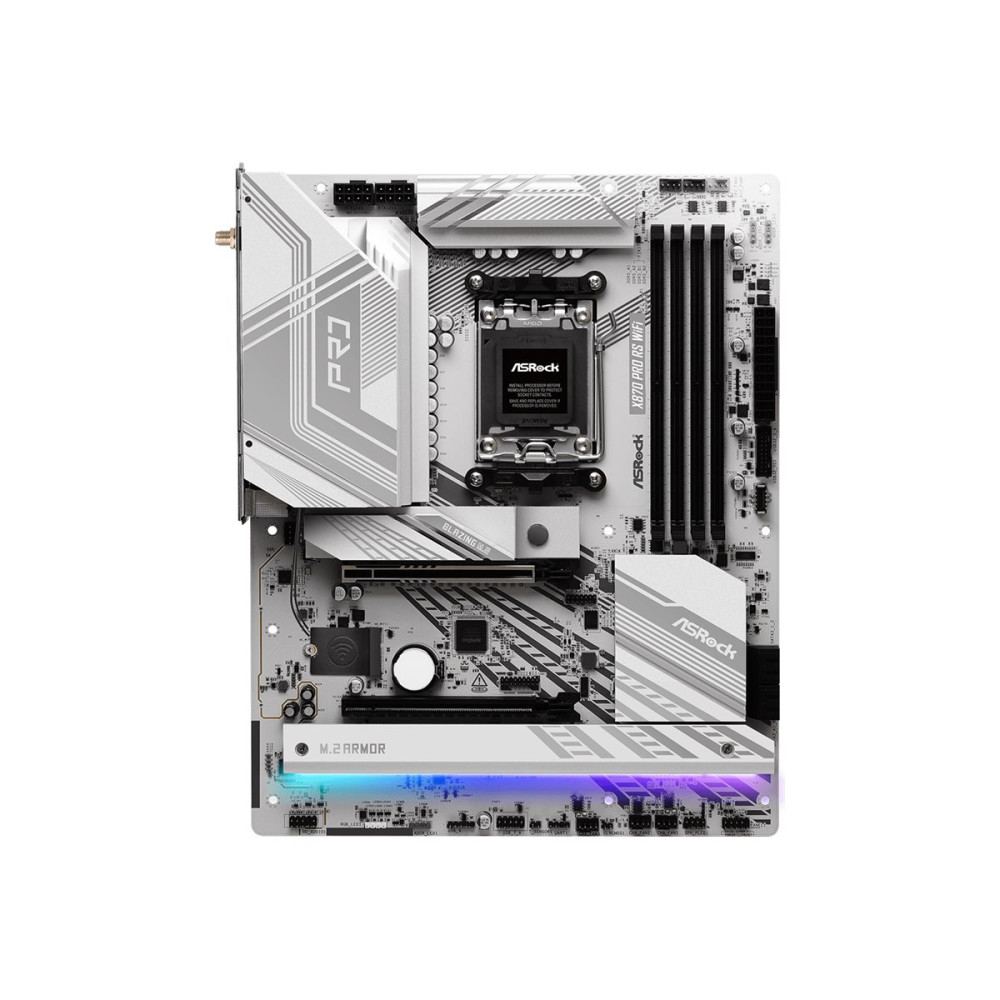 Produktbild för ASRock X870 Pro RS WiFi - moderkort - ATX - Socket AM5 - AMD X870