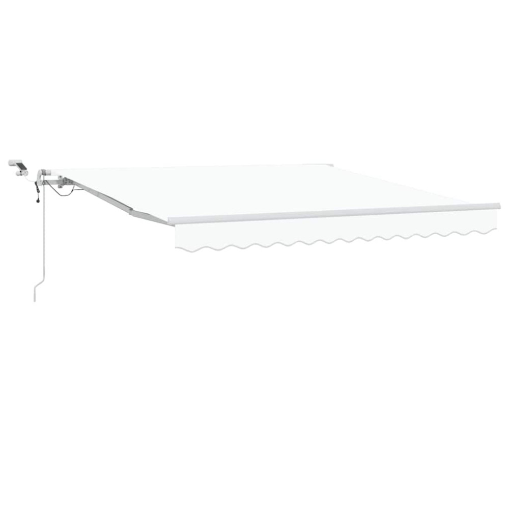 Produktbild för Markis tyg Vit 300 x 250 cm Polyester